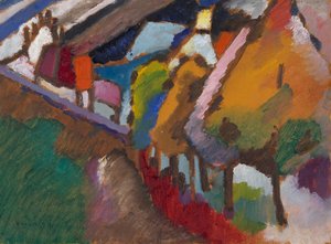 ムルナウ - 城と教会 作： Wassily Kandinsky