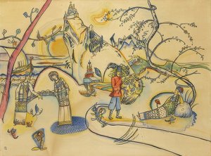 無題。 1915 作： Wassily Kandinsky