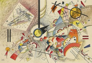 無題。 1923 作： Wassily Kandinsky