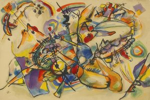 無題。 1916年頃 作： Wassily Kandinsky