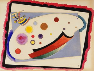 楕円形のアニメ 作： Wassily Kandinsky