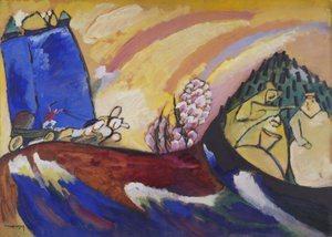 トロイカの絵、1911年1月18日 作： Wassily Kandinsky