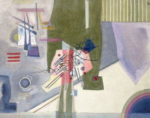 グレーのピンク 作： Wassily Kandinsky