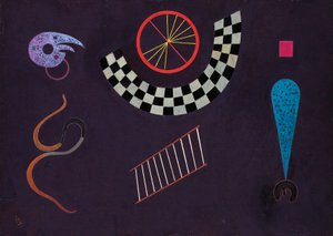 ワシリー・カンディンスキー（1866-1944）の「四角いリボン」。