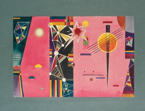 ローズレッド;ローザロット 作： Wassily Kandinsky