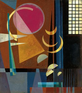 シャープで落ち着いた 作： Wassily Kandinsky
