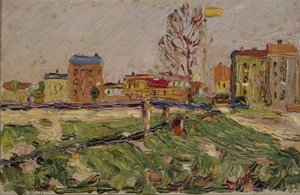 シュヴァービング、ミュンヘン、1901 作： Wassily Kandinsky