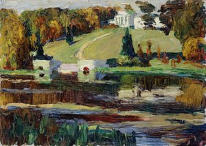 Akhtyrka - 秋のスケッチ 作： Wassily Kandinsky
