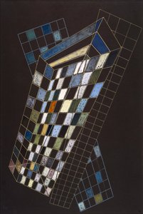 「小さな飛行機」 Peinture de Vassily Kandinsky (ou Wassily Kandinski ou Kandinskij) 作： Wassily Kandinsky