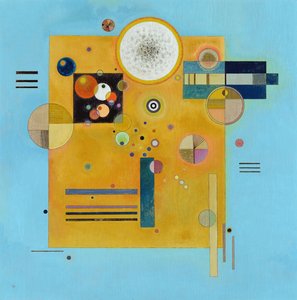 ソフトプレッシャー、1931 作： Wassily Kandinsky