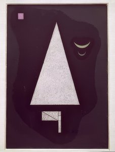 先のとがった白。 1930 作： Wassily Kandinsky