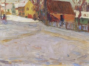 都市景観 作： Wassily Kandinsky
