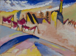 「冬Ⅱ」の習作 作： Wassily Kandinsky