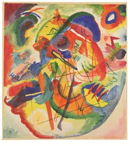 赤毛のリングによる即興曲」のための習作 作： Wassily Kandinsky