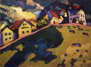 夏の風景、1909 作： Wassily Kandinsky
