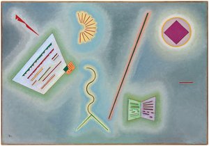 サーフェスとライン 作： Wassily Kandinsky