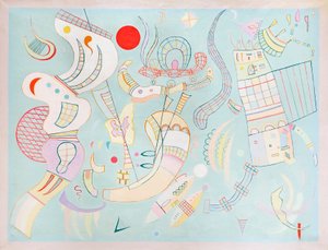 明確な緊張 作： Wassily Kandinsky