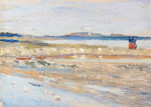 チュニス。ビーチ、1905年。 作： Wassily Kandinsky