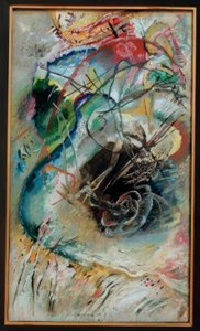 名前のない即興IV 作： Wassily Kandinsky