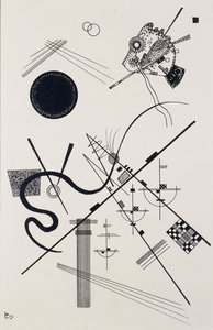 無題（図4）;無題（デッサン4） 作： Wassily Kandinsky