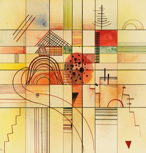 さまざまな長方形 作： Wassily Kandinsky