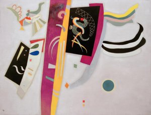 バイオレットオレンジ 作： Wassily Kandinsky