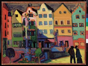 ワイルハイム-マリエンプラッツ 作： Wassily Kandinsky