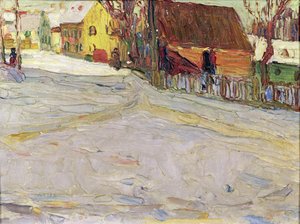 都市景観（キャンバスに油彩） 作： Wassily & Marc Franz (1880 1916) Kandinsky