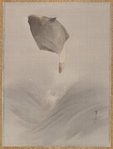 魚をジャンプ、約。 1887。 作： Watanabe Seitei