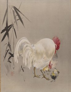 オンドリと鶏と鶏、ca。 1887。