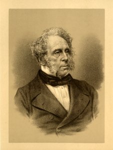 ヘンリー・ジョン・テンプル、第3子爵パーマストン」。1855年から1858年、1859年から1865年の首相」、1850年頃、1880年頃。 作： Watkins
