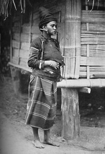 カチン族の女性、1902 年