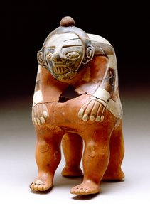 人間の骨壷、600-900（セラミック） 作： Weeden Island culture