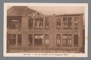 Borculo -- 1925 年 8 月 10 日のサイクロンの後