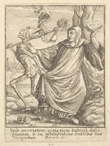 アボット、ダンスオブデス、1651年 作： Wenceslaus Hollar