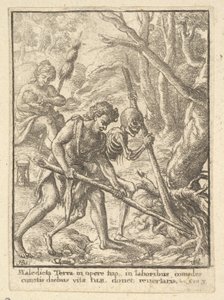 死の舞踏』のアダム・プラウイング、1651年