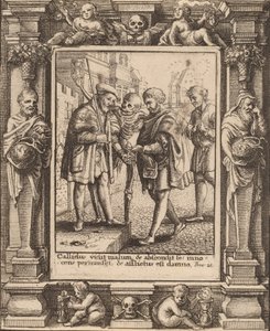 弁護士、1651年。 作： Wenceslaus Hollar