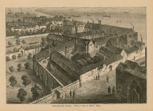 ウィンチェスターハウスの航空写真 作： Wenceslaus Hollar