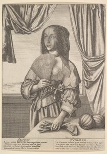 Aestas-夏3-4シーズン、1641年。 作： Wenceslaus Hollar
