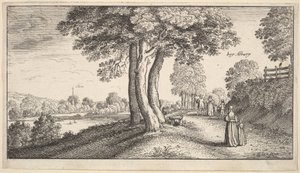 オルベリー、1625-77。 作： Wenceslaus Hollar