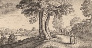 オルベリー、1645年。 作： Wenceslaus Hollar
