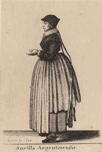 Ancilla Argentinensis, 1643. 作： Wenceslaus Hollar
