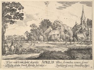 1628年4月29日。 作： Wenceslaus Hollar