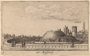 アウクスブルク 作： Wenceslaus Hollar