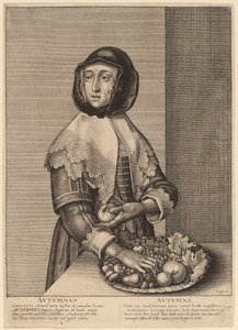 秋 作： Wenceslaus Hollar