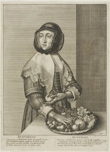 秋 作： Wenceslaus Hollar