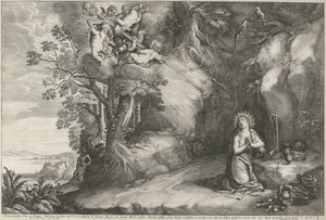 マリア・マグダレンからボエタワルディへ 作： Wenceslaus Hollar
