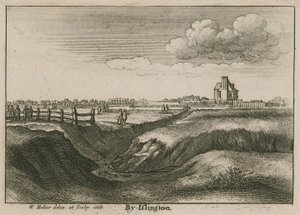イズリントン、ニューリバーヘッド 作： Wenceslaus Hollar