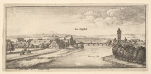 カーンシュタット、1665年。 作： Wenceslaus Hollar