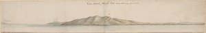 西から見たスパーテル岬 作： Wenceslaus Hollar